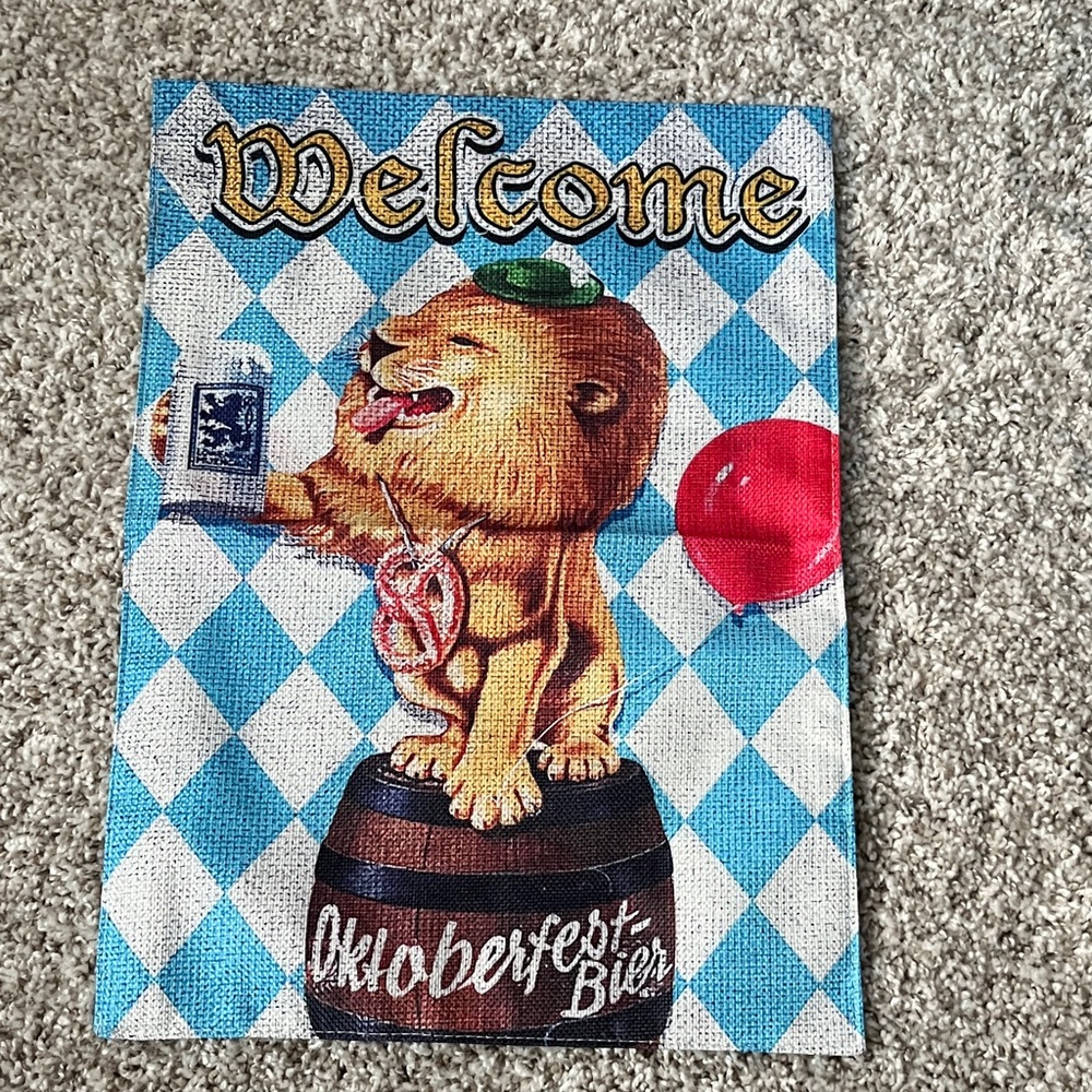 Oktoberfest Garden Flag